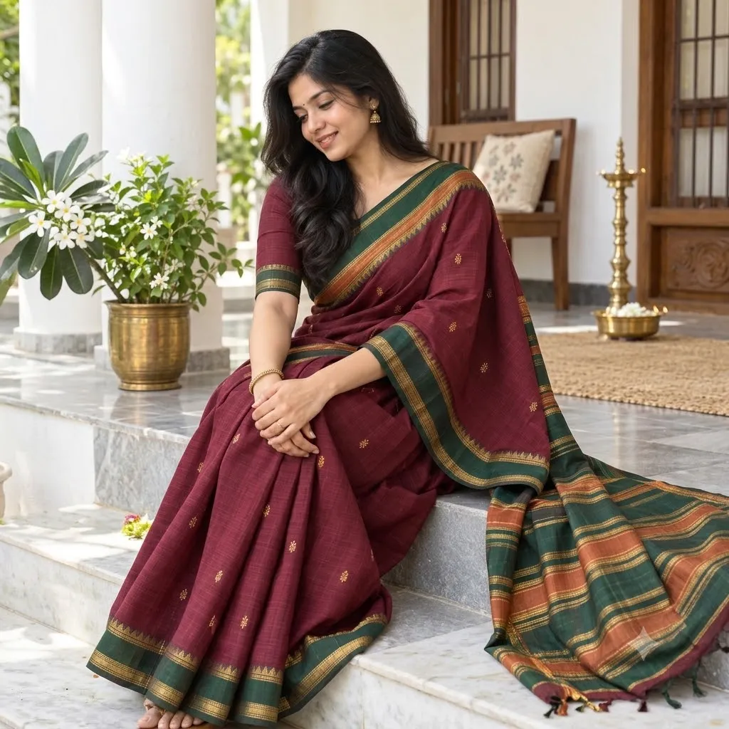 Narayanpet Cotton Saree Cotton Saree – Tamirra Silks